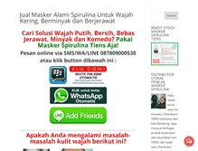 Tablet Screenshot of maskeralamiwajah.com